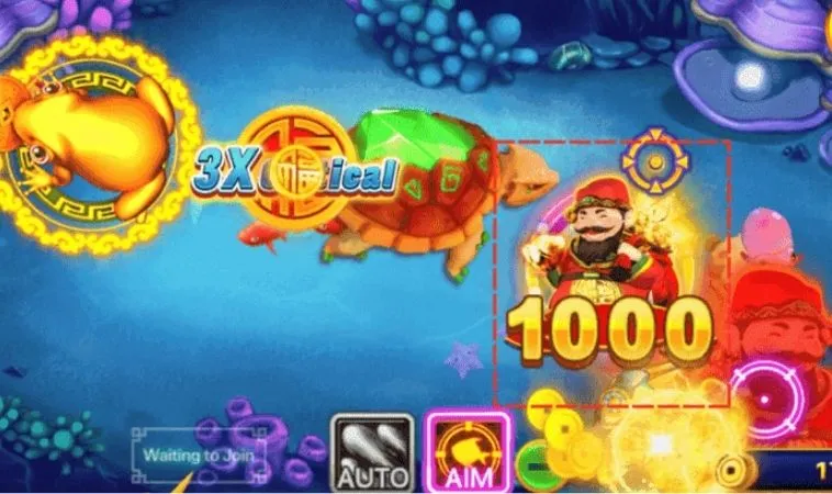 Giao diện chơi Bắn Cá Thần Tài tại FastGame888